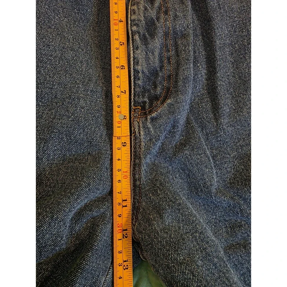Moose Creek Men's 38x32(Actual 36x30)Straight Leg Flannel Lined Carpenter‎ Jeans